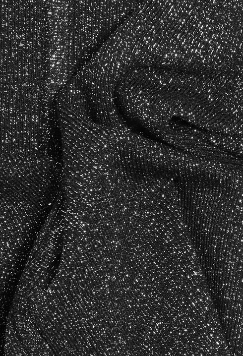 Pull scintillant argent