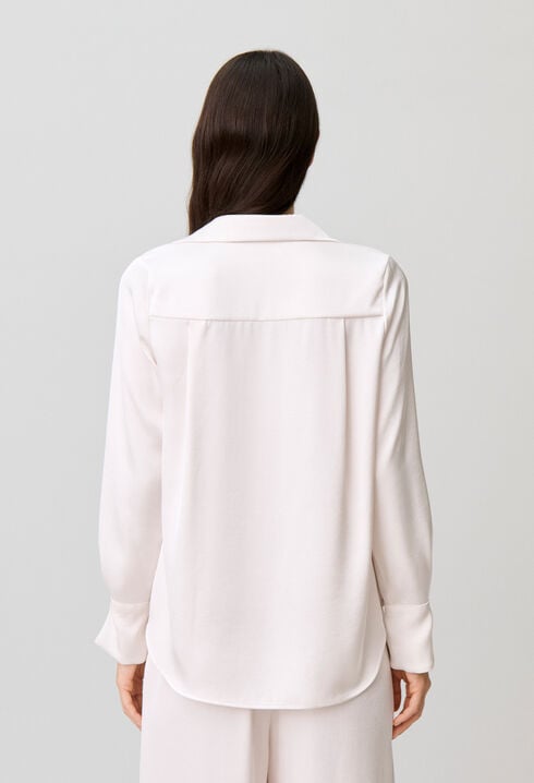 Blouse fluide col