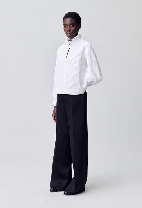 Blouse fluide rayée