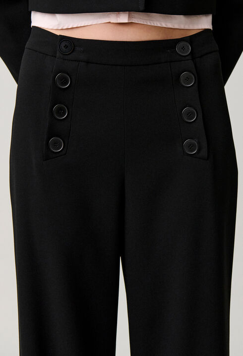 Pantalon &agrave; pont