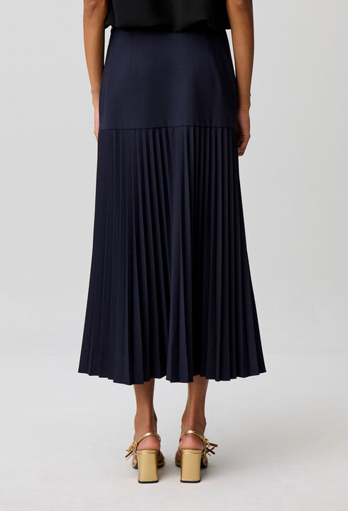 Jupe longue taille haute