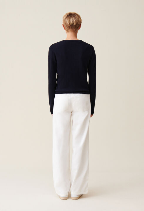 Cardigan Jean Toto laine 