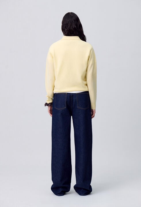 Jean denim brut droit