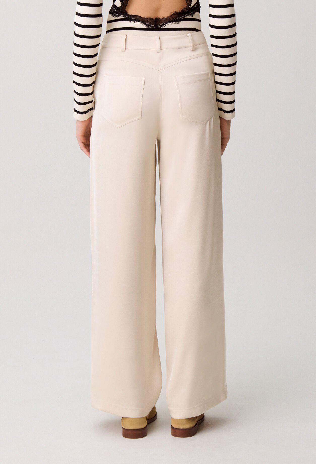 Pantalon satin