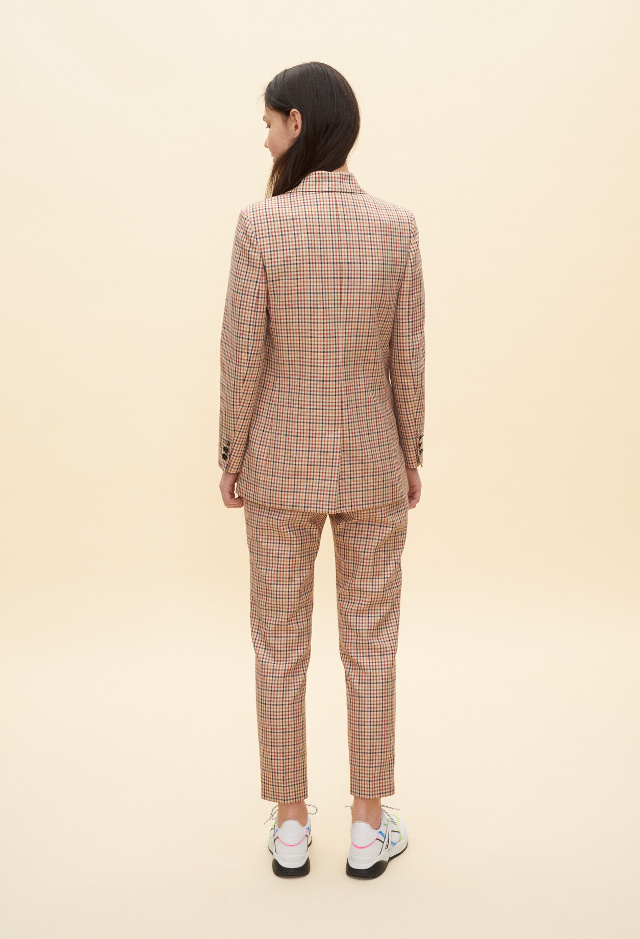 Veste à carreaux prince de Galles