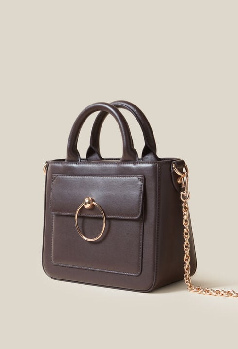 Sac Anouck cuir lisse chaîne