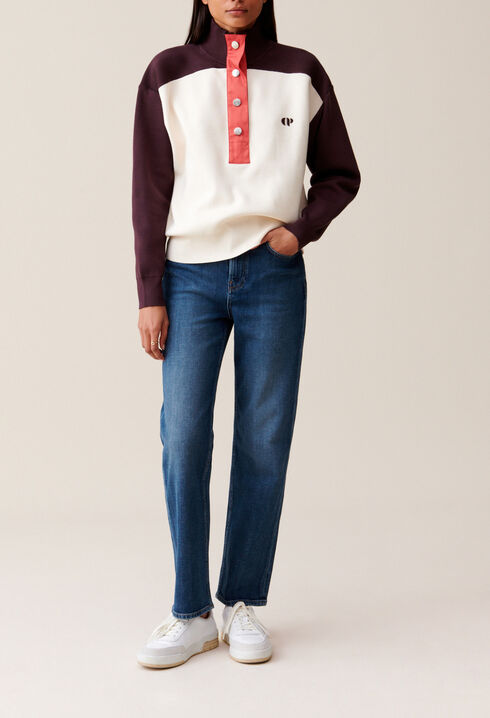 Sweatshirt Minimum col camionneur