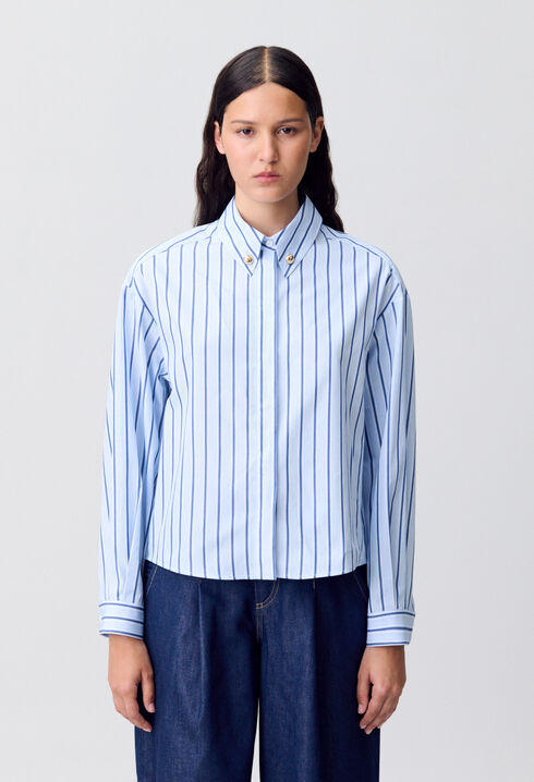 Chemise oversize rayures