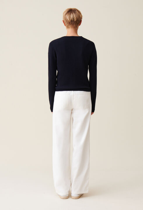 Cardigan Jean Toto laine 