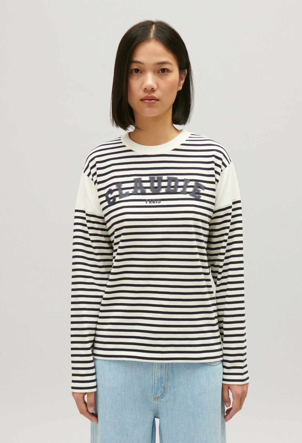 T-shirt Claudie bicolore 