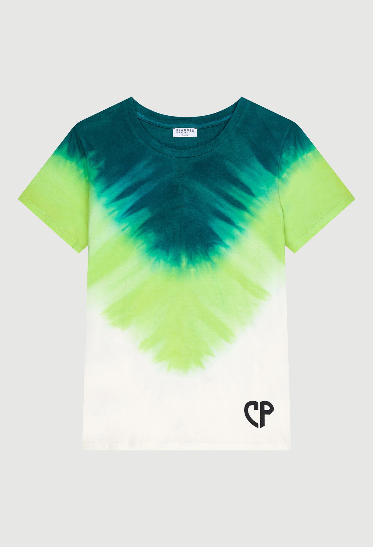 T-shirt tie & dye géométrique