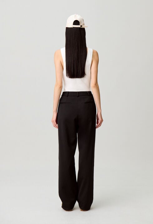 Pantalon tailleur droit
