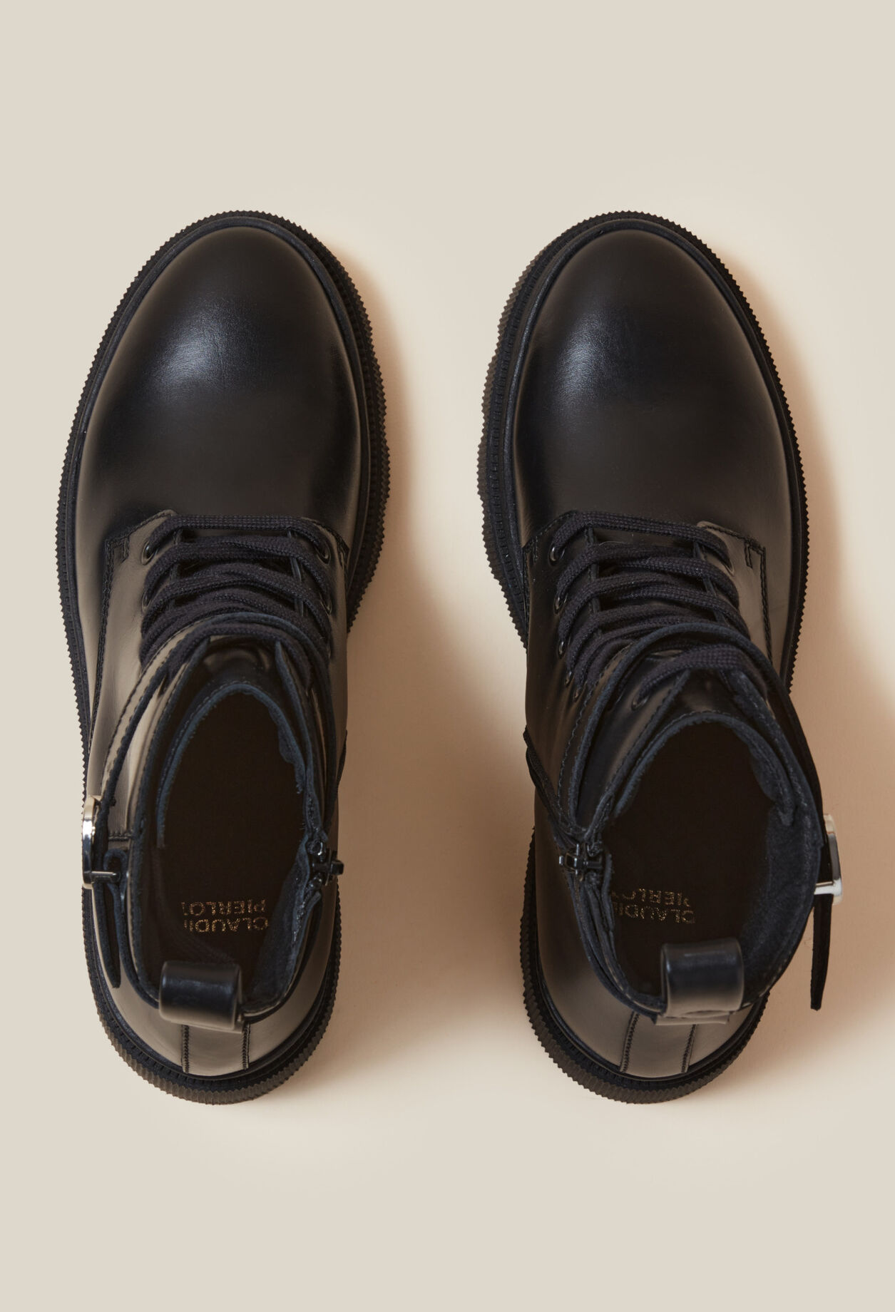 Bottines rangers cuir