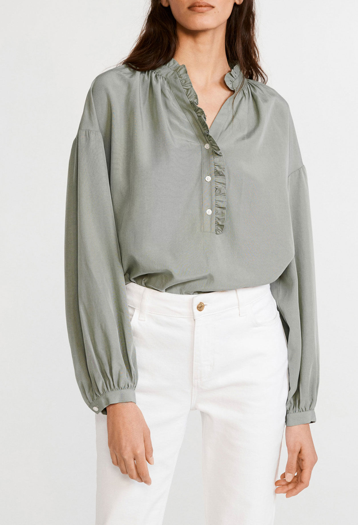 Blouse à coupe évasée