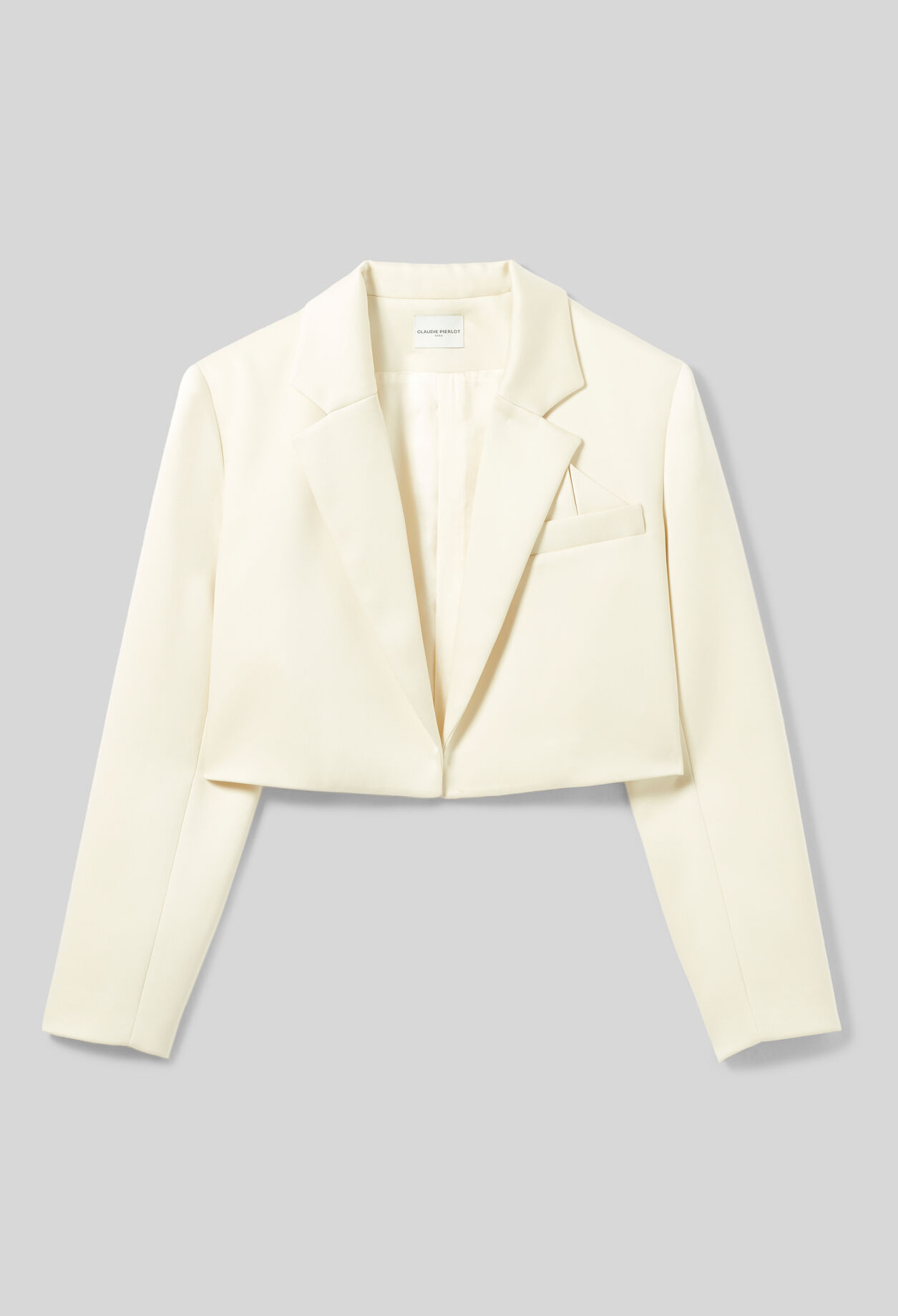 Veste satinée tailleur