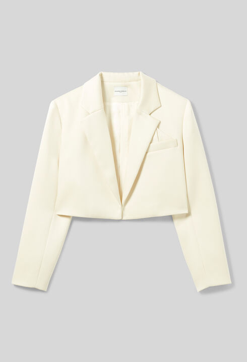 Veste satinée tailleur