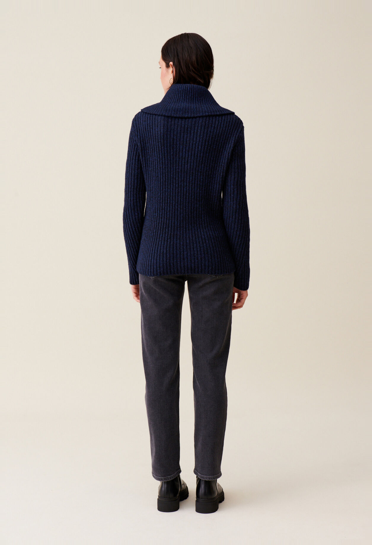 Pull maille col camionneur