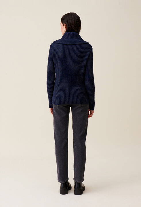 Pull maille col camionneur