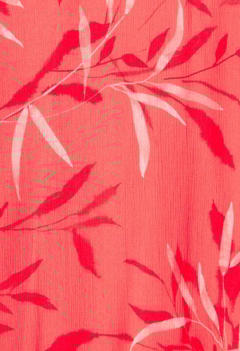 Top dos nu à motif floral