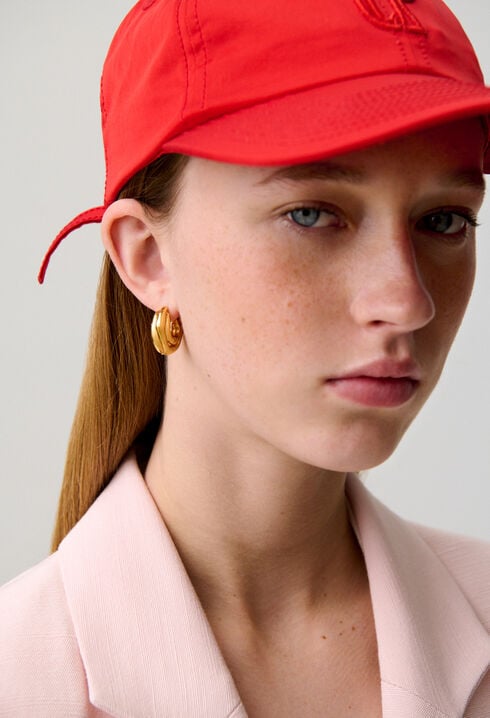 Boucles d'oreille grav&eacute;e Claudie