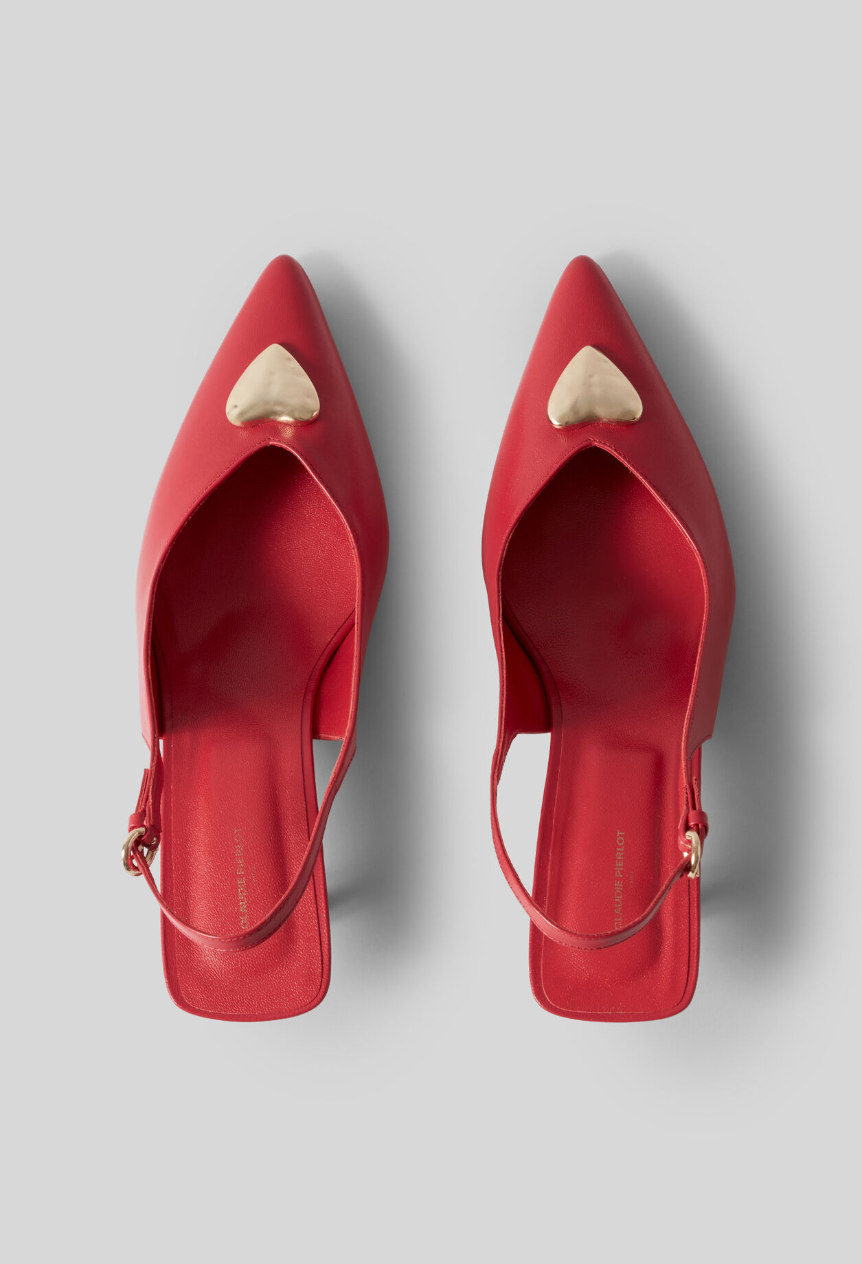 Escarpins c&oelig;ur dor&eacute;