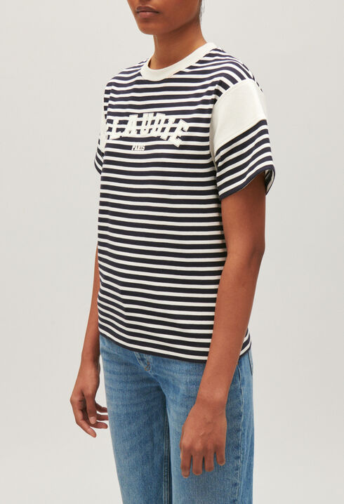 T-shirt Claudie bicolore 