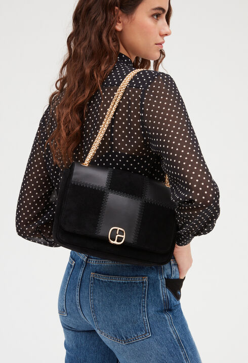 Sac Angelo noir cuir