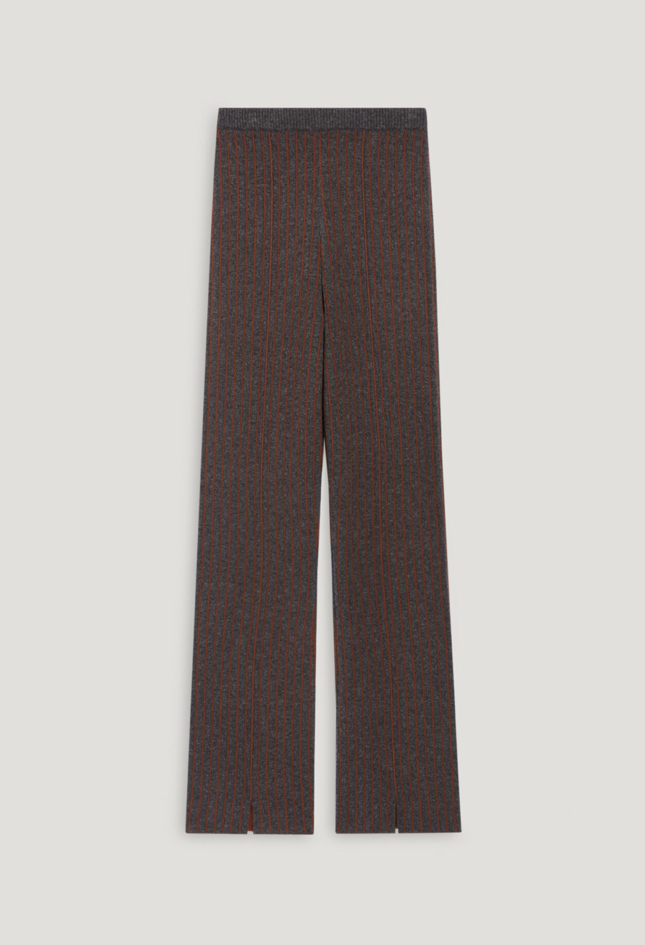 Pantalon maille rayée 