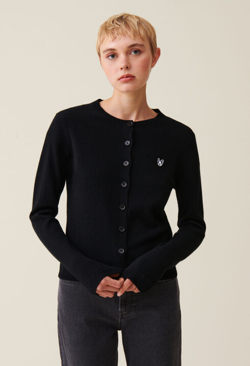 Cardigan Jean Toto laine 