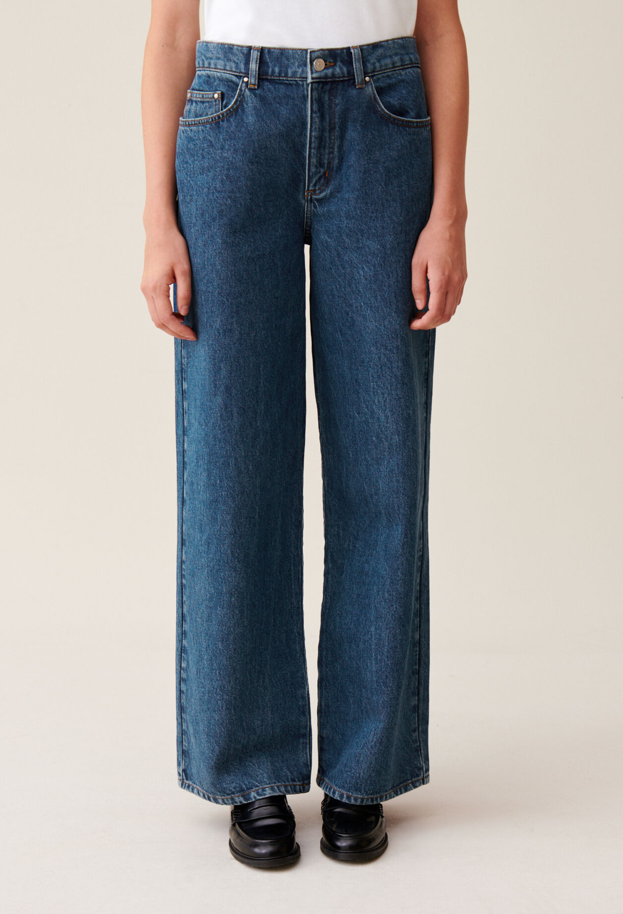 Jean Michel baggy denim foncé