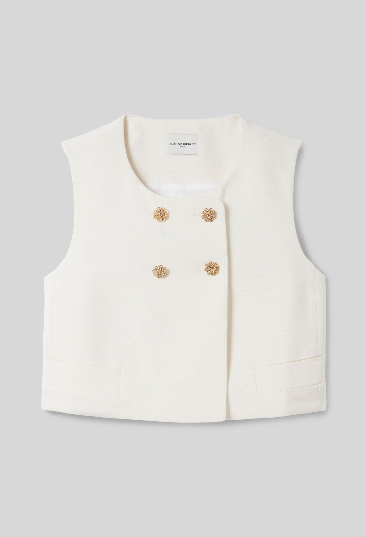 Top veston sans manches
