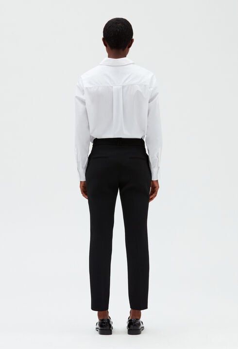 Pantalon tailleur cigarette