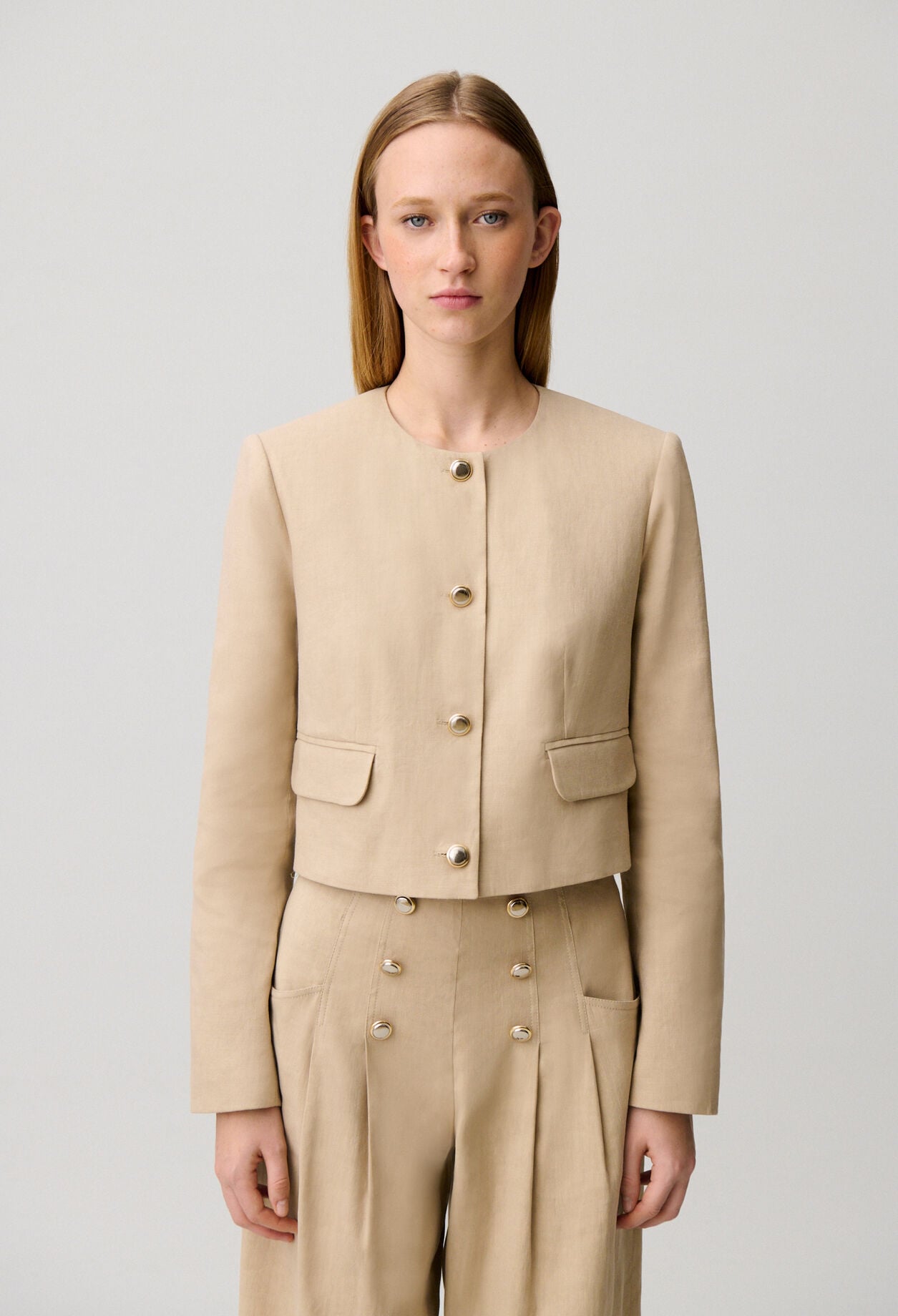 Veste courte tailleur
