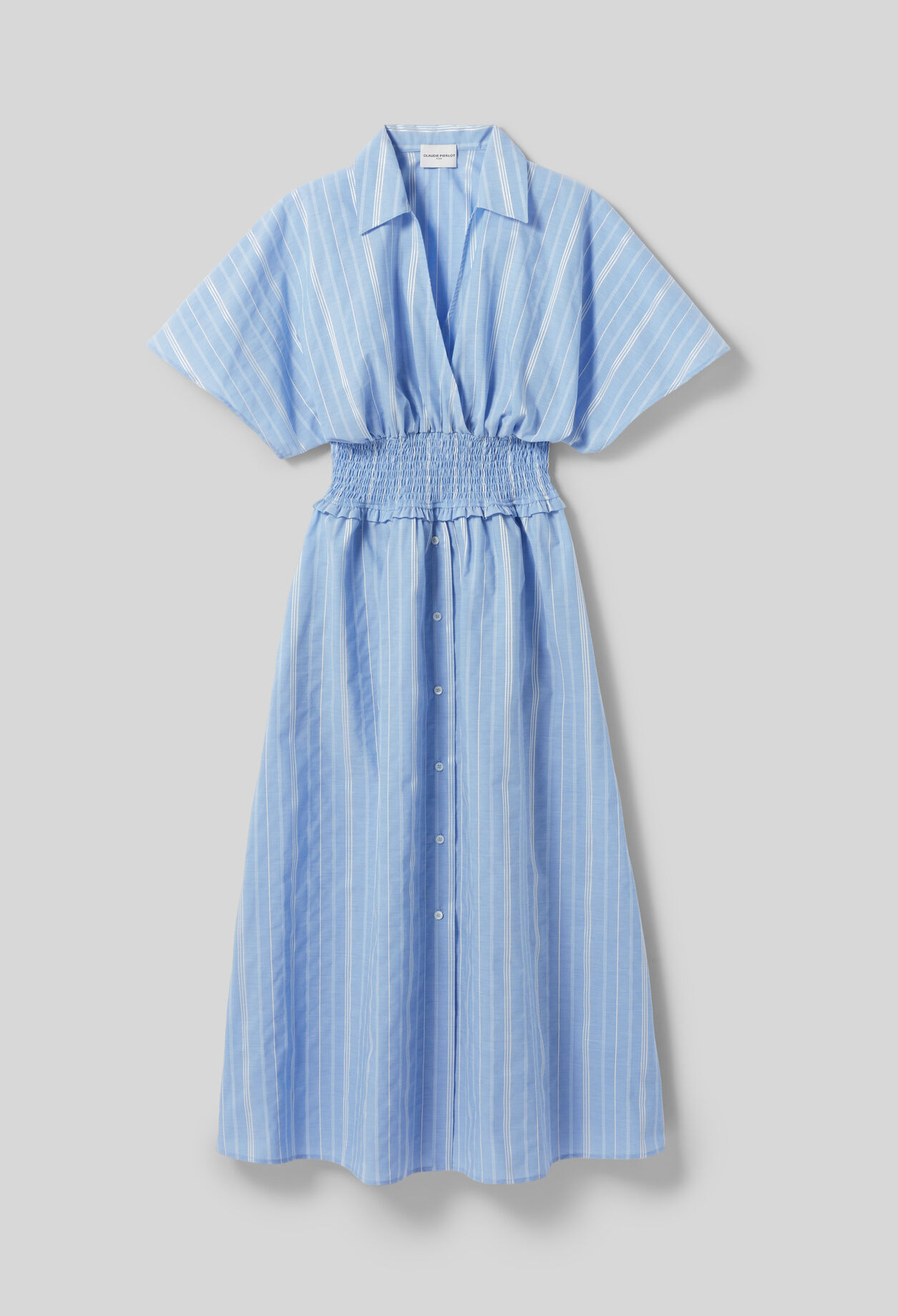 Robe ray&eacute;e cache-c&oelig;ur