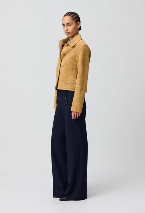 Pantalon droit à pont