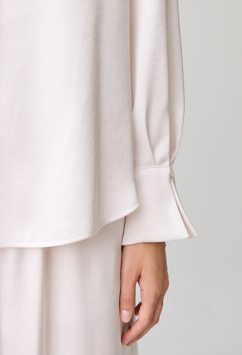 Blouse fluide col