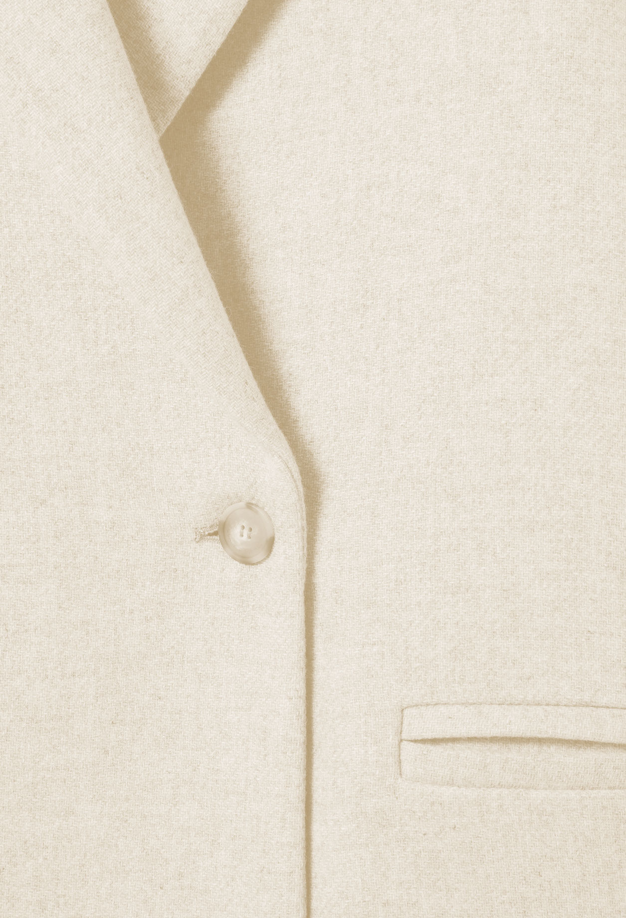 Manteau mi-long tailleur &eacute;cru