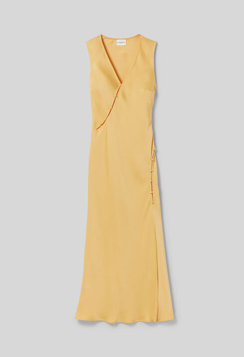 Robe satin fluide