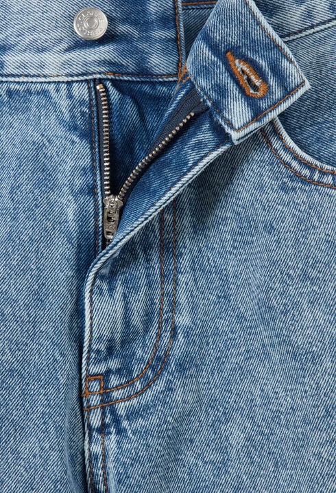 Short denim jambes droites