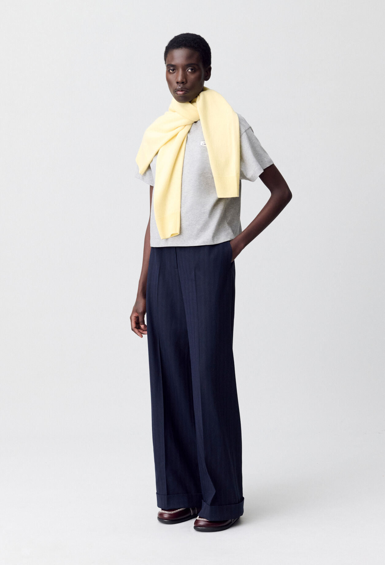 Pantalon tailleur droit