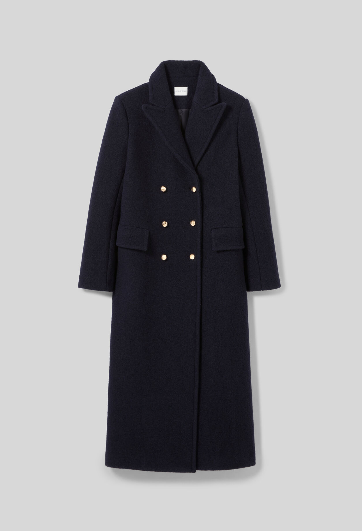 Manteau long droit