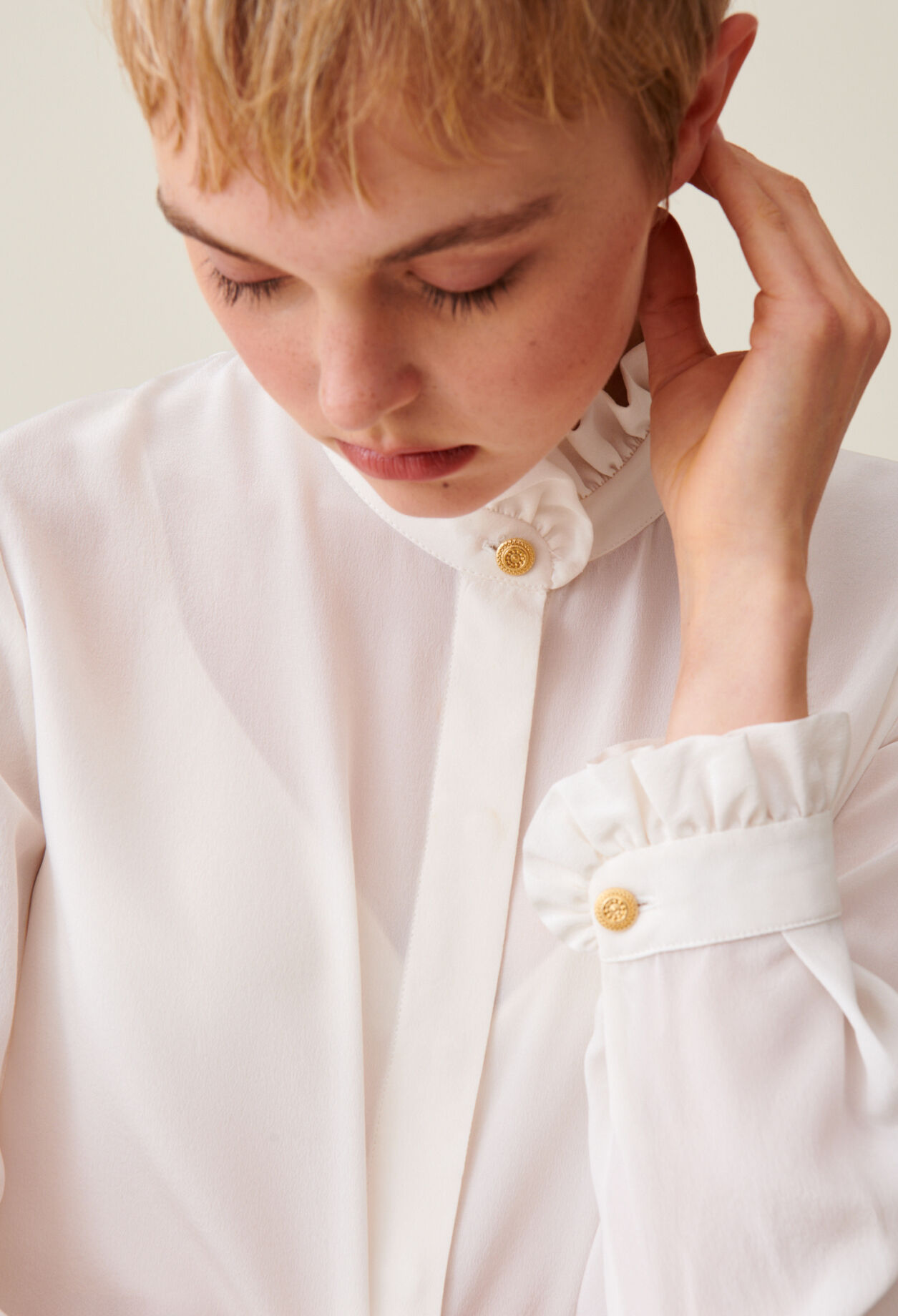Chemisier col victorien femme shop