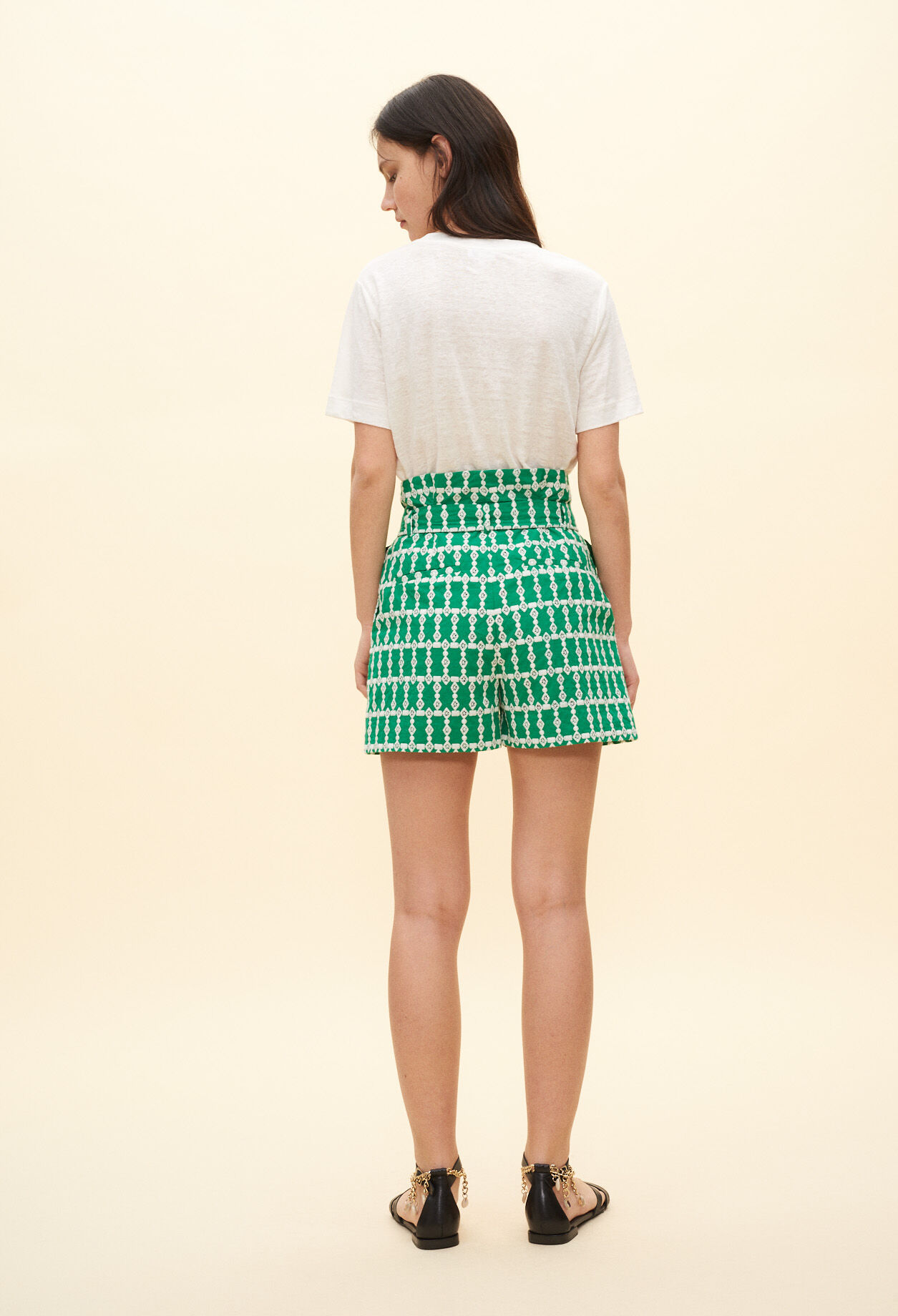 Short imprimé à nouer