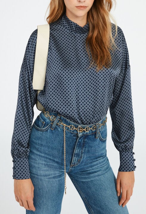 Blouse imprimé géométrique