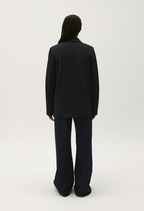 Veste tailleur bleu marine