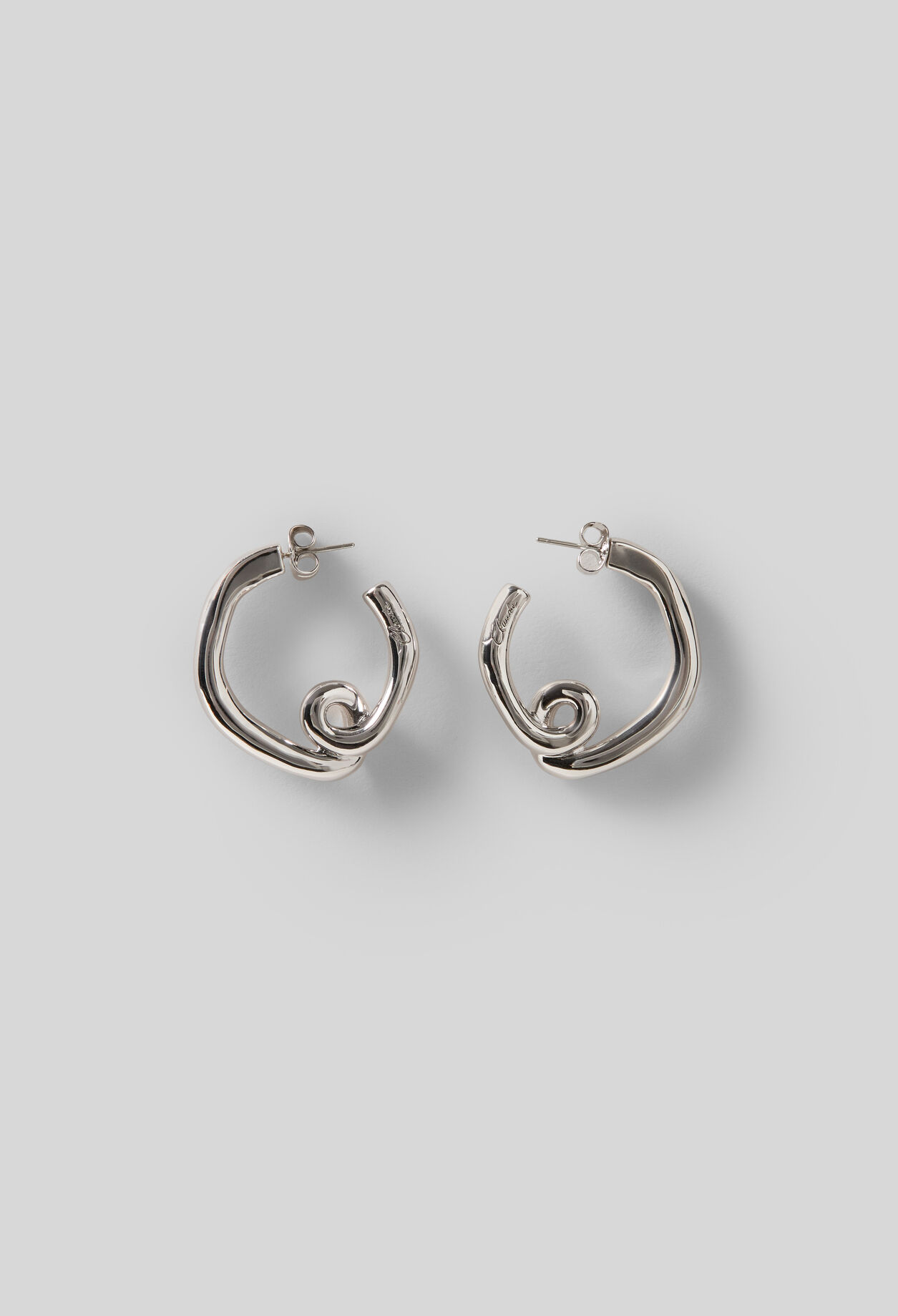 Boucles d'oreilles gravure Claudie