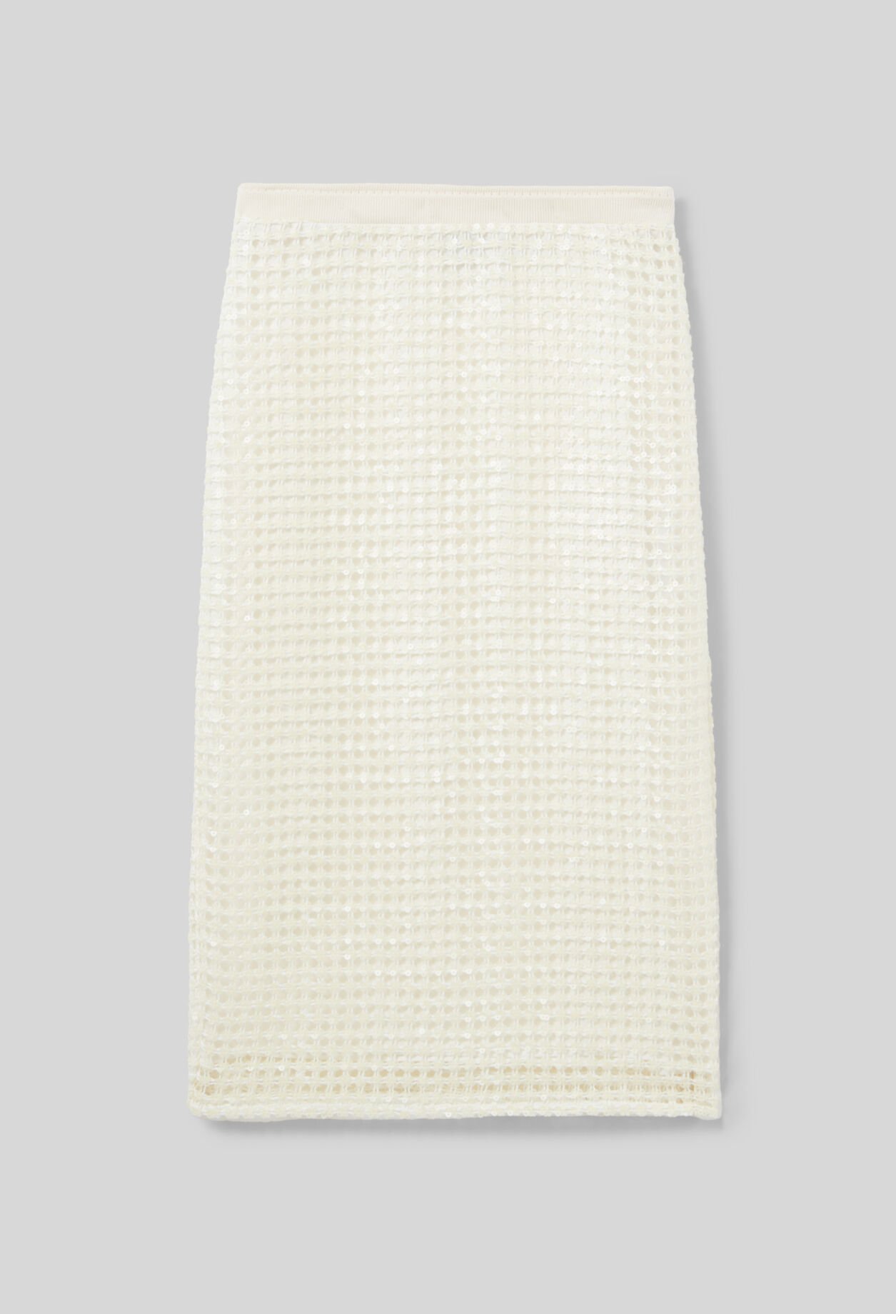 Jupe mi-longue crochet