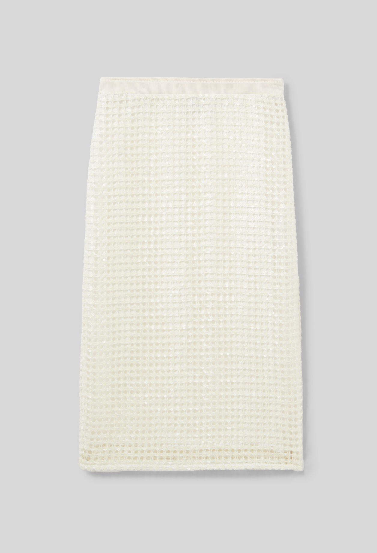 Jupe mi-longue crochet