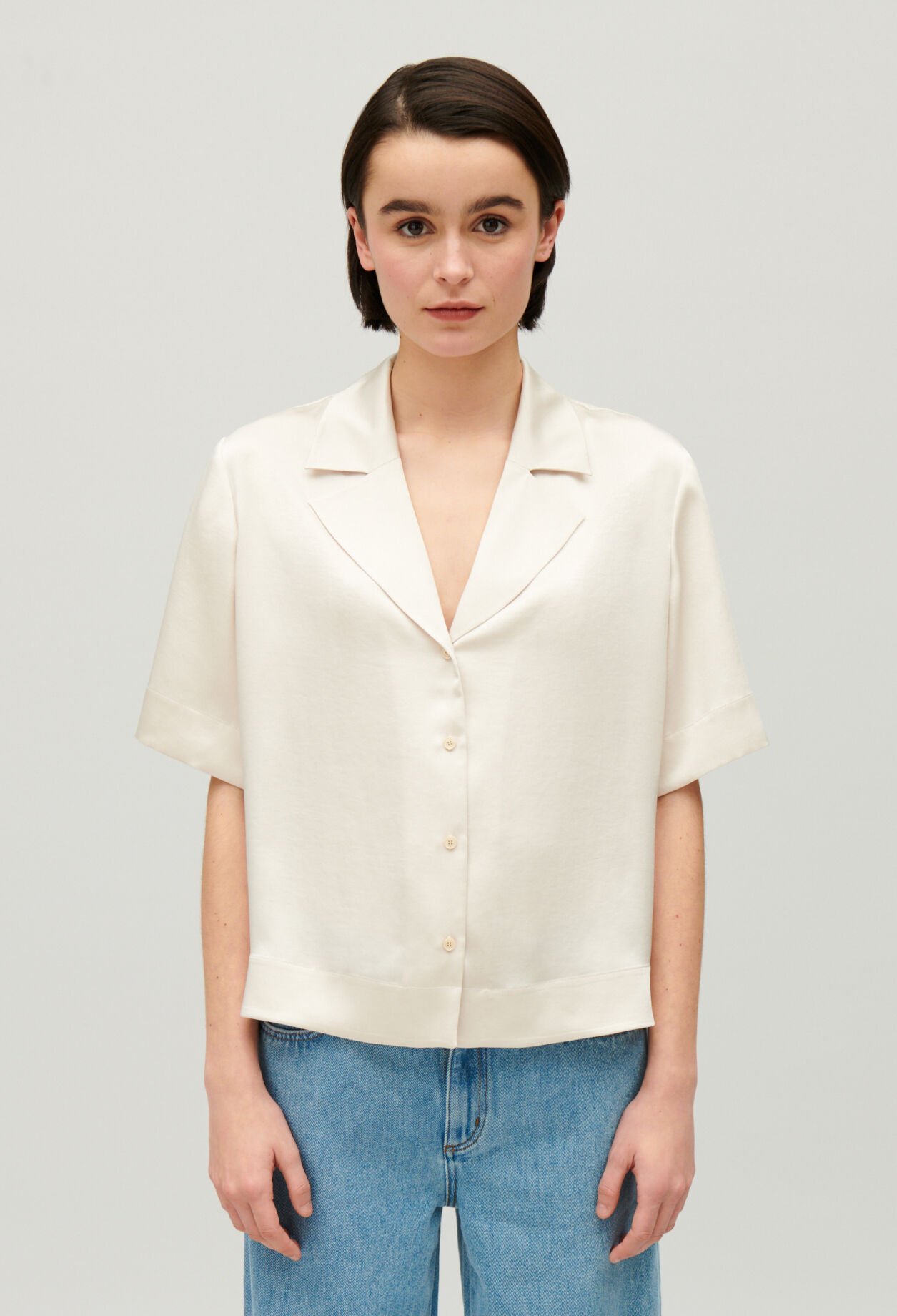 Chemise fluide manches courtes