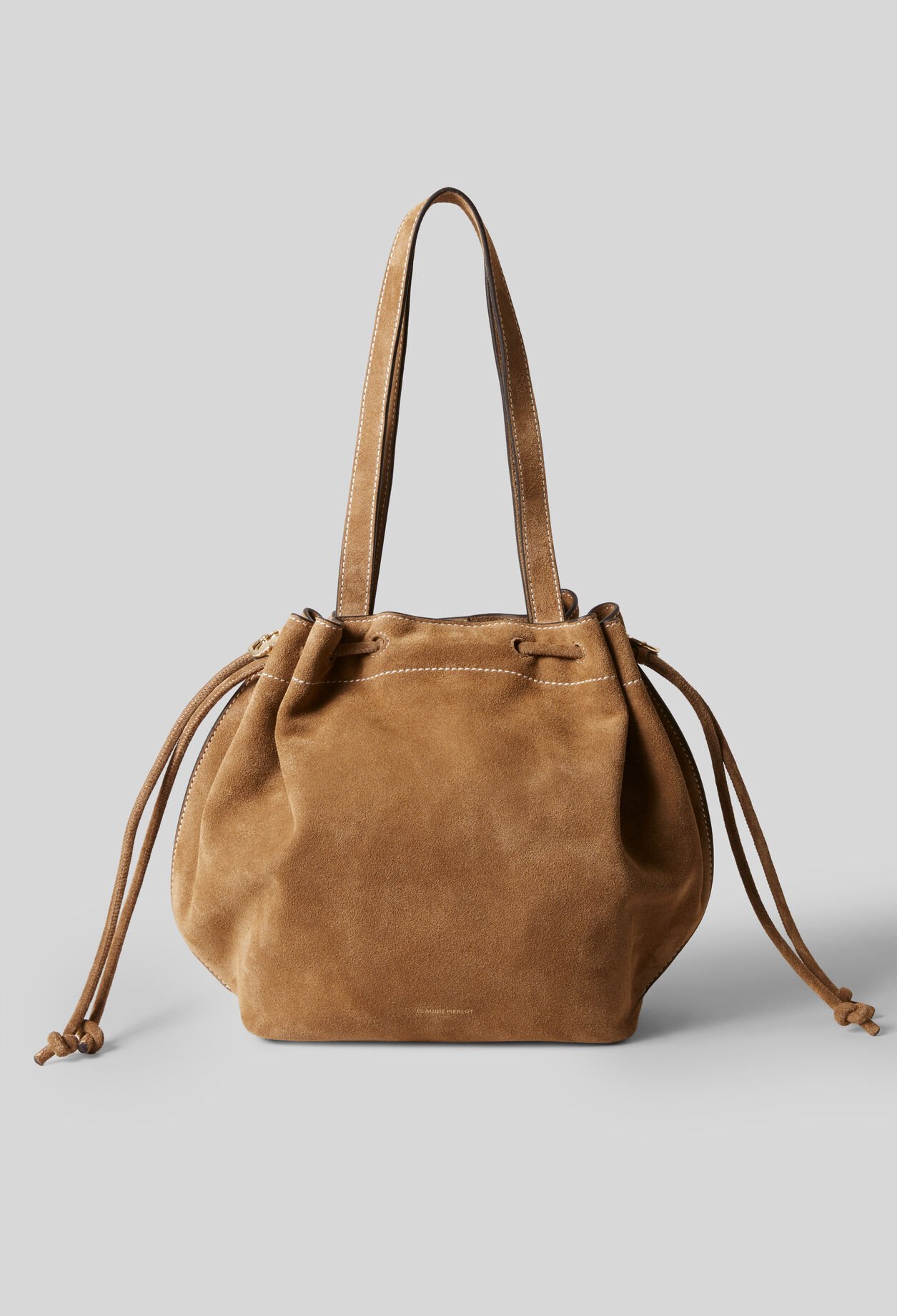 Sac cabas cuir suède